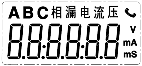 控制與保護開關顯示面板